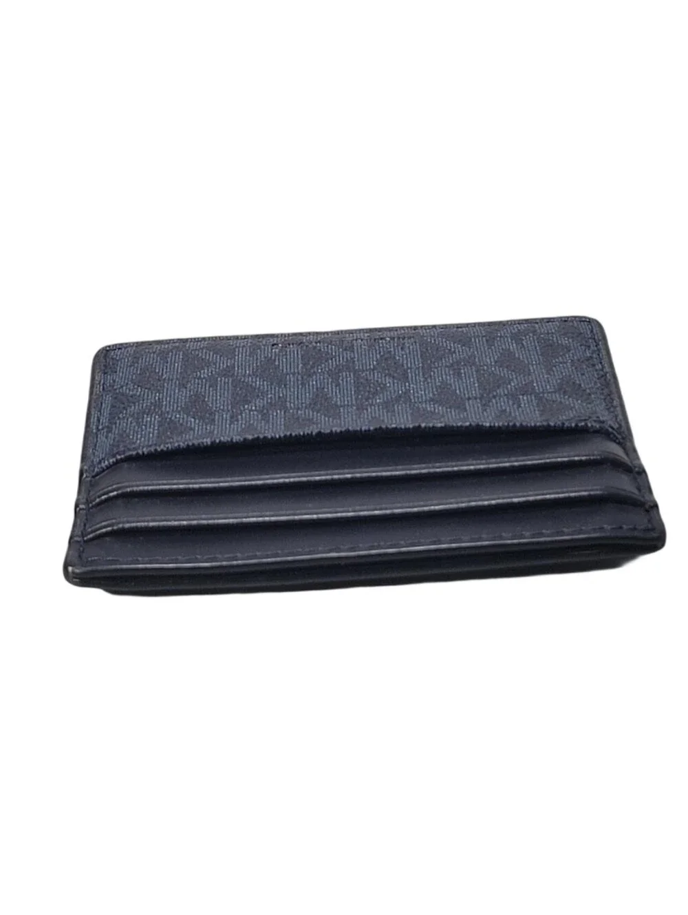 MICHAEL KORS MENS COPPER CARD CASE WALLET MK ADMIRAL PALE BLUE